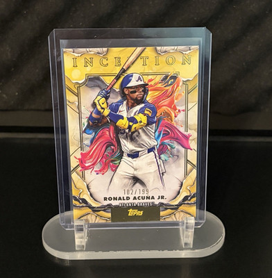 2025 Topps Inception Ronald Acuña Jr. Atlanta Braves #71 Serial Numbered 102/199