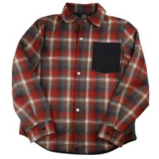 Pendleton Mens Medium Shadow Plaid Polyfill Quilted Wool Shirt Jacket