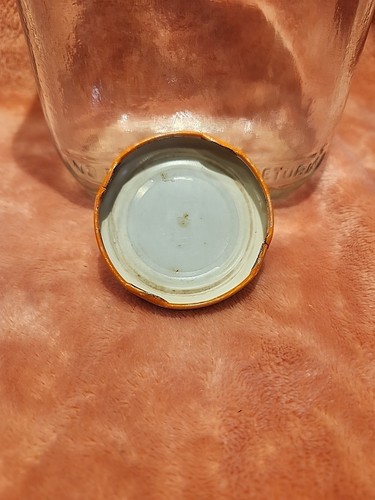 Vintage Kraft Orange Juice Bottle with Lid 64 oz. Water or Tea for Refrigerator - Picture 5 of 8