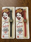 The OfficialRonald McDonald Watch Coca Cola Vintage Red/Black LOT OF 2