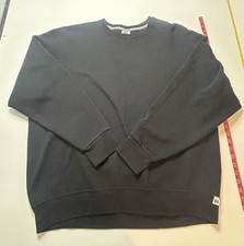 Russell Athletic Sweater Men SZ-XXL Vintage Made in USA Crewneck Pullover Black