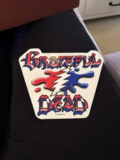 Grateful Dead sticker Decal Show Rare Vinyl 90s Vtg Art 6  Window Bumper Concert