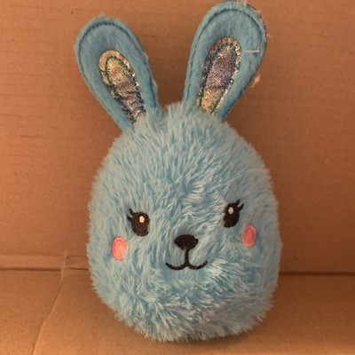 Easter Blue Round Bunny Plush~7'' Stuffed Animal 4 Basket~Way To Celebrate 2025