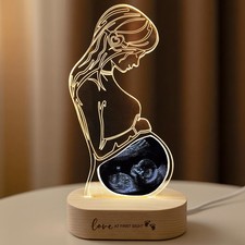 Personalized Baby Ultrasound Photo Frame, Customized Acrylic Ultrasound Lamp,...