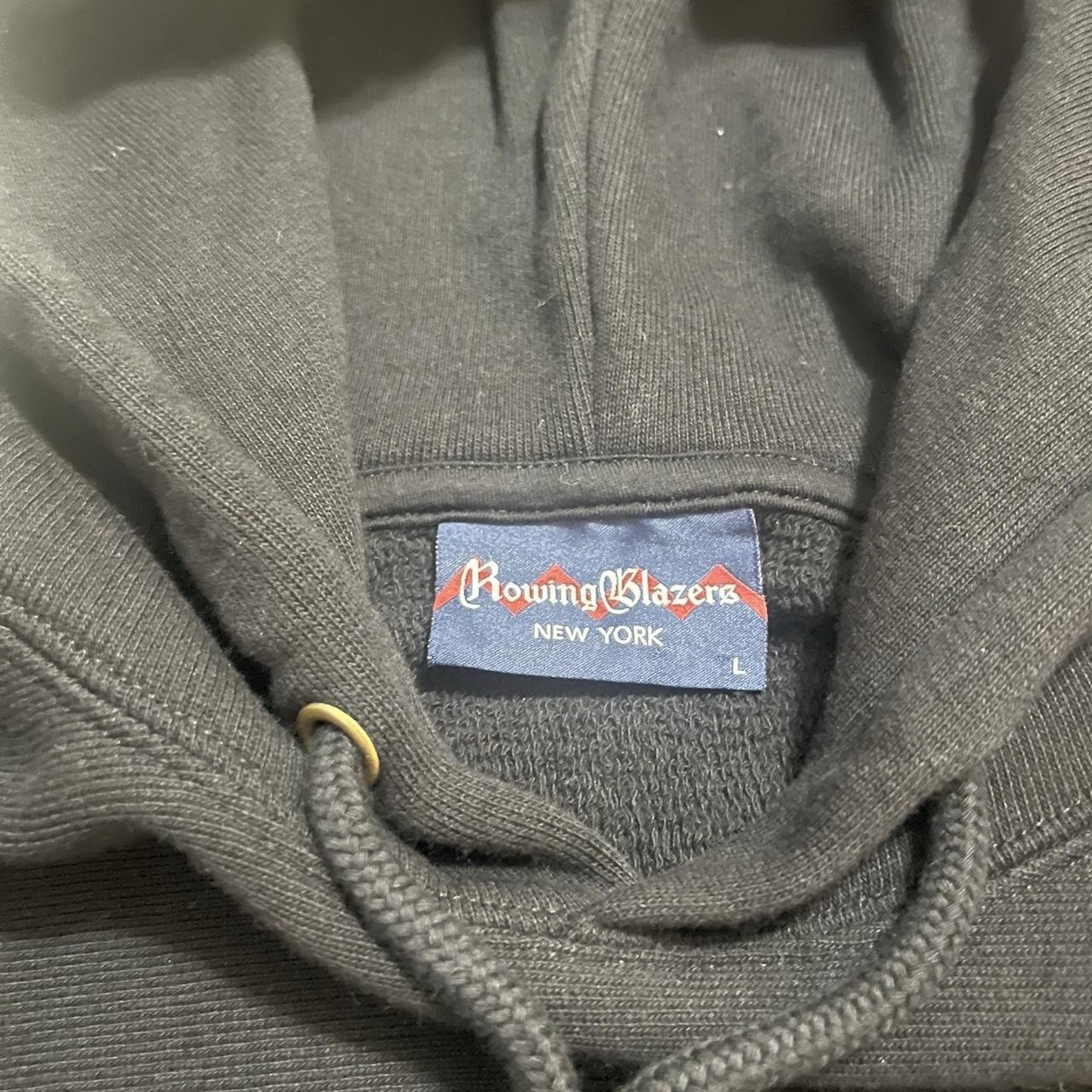 Rowing Blazers NY Basic Essential Black Hoodie Sw… - image 4