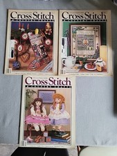 Cross Stitch Country Crafts Magazines Lot Mar /April, May/Jun ,July/Aug 1987