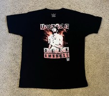 2015 Dean Ambrose Unstable Black T Shirt XL WWE Wrestling 