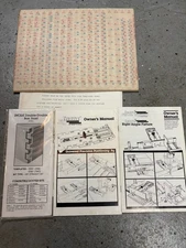 Incra Thin Line Template Sheets From 1992 Never Used 