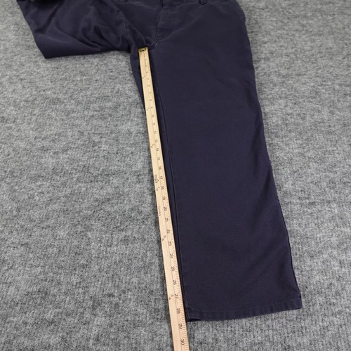 Bulwark FR Work Pants Mens 40x30 Blue Flame Resistant Straight CAT2 2112 Work - Picture 9 of 20