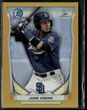 2014 Bowman Chrome #BCP45 Jose Urena Prospects Gold Refractors #/50