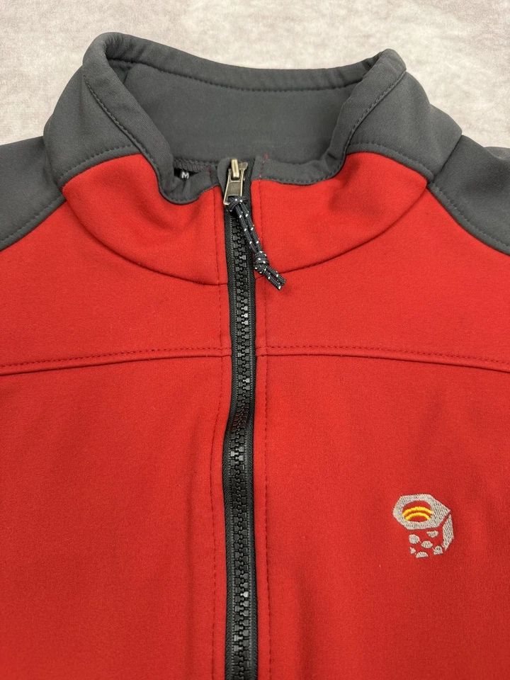 Chaqueta Mountain Hardwear Para Hombre Grande Roja Gris Gore Windstopper Softshell EE. UU. Foto 2 de 4