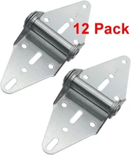 12 Pack Garage Door Hinges #1 Heavy Duty 14 Gauge Steel Garage Door Hardware