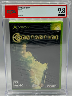 Constantine Microsoft Xbox Sealed New PSA 9.8 A++ Graded NOT WATA Bits THQ