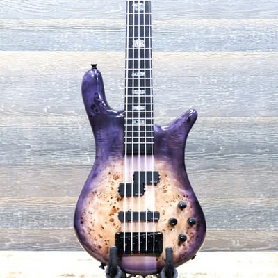 Spector Euro 5 CST Poplar Burl Natural Violet Burst Gloss Electric Bass w/Bag
