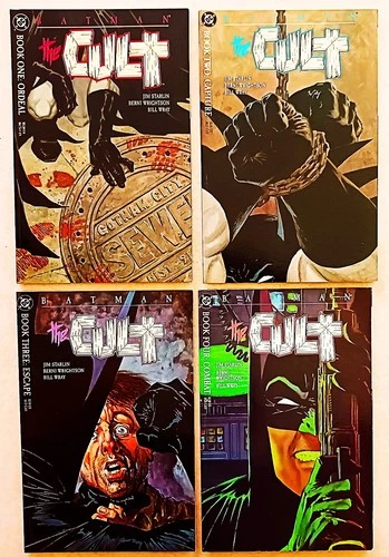 Batman The Cult 1-4 Complete Set Hi-Grade Vintage 80s Copper Age DC Comics Lot