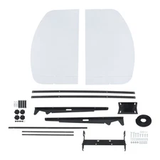 52" X 52" Tuff Top Tractor & Mower Canopy For ROPS 2" x 2" or 2" x 3"  White