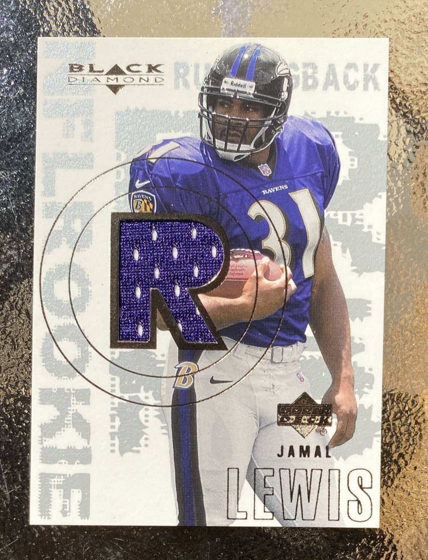 Jamal Lewis Upper Deck Black Diamond #162 Rookie Jersey