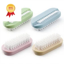 4 Pack Nail Brush for Cleaning Fingernails, Two Sided Soft Stiff Bristles... 