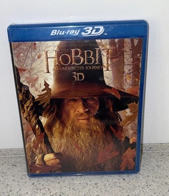 The Hobbit : An Unexpected Journey Blu-Ray 3D + Blu-Ray + DVD 5-Disc Set (NEW)