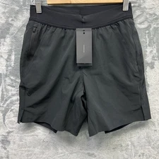 Ten Thousand Shorts Mens Extra Small Black Interval Short 7” Inseam Lined
