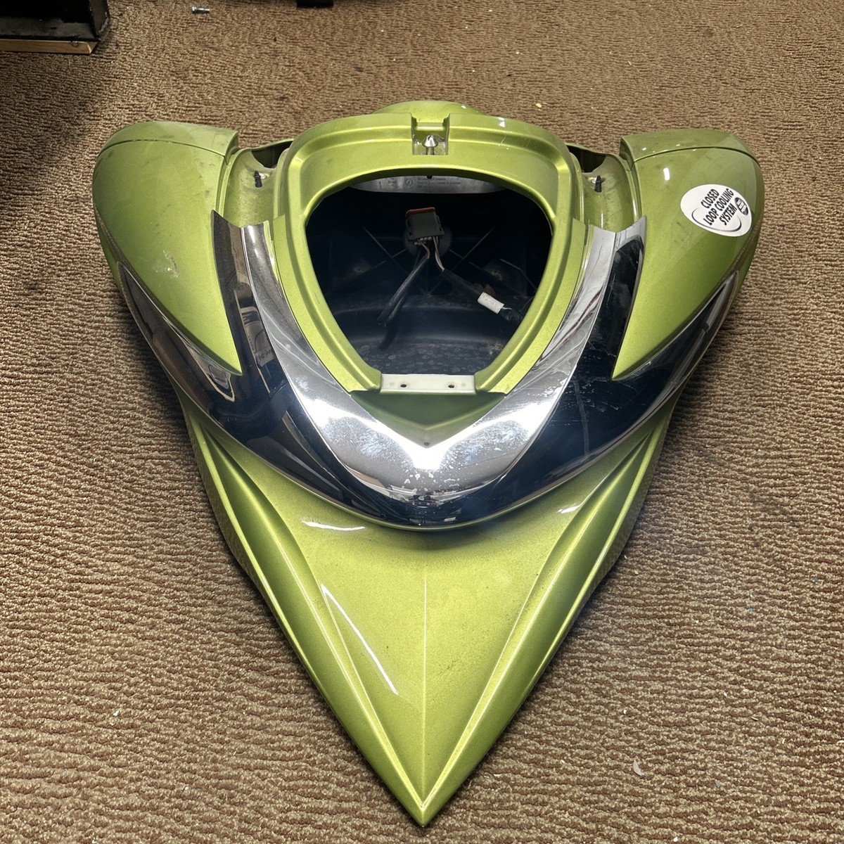 2005 Sea Doo RXP Apple Green Upper Storage Cover Hood Cowl +