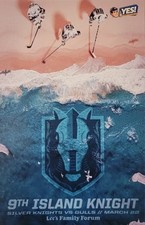 Henderson Silver Knights ninth Island Game Poster. 3-22-2025