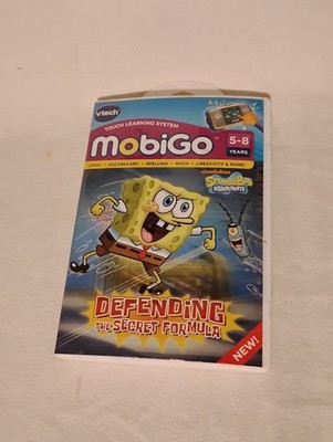 NEW Vtech MobiGo Spongebob SquarePants Defending the Secret Formula Learning 5-8