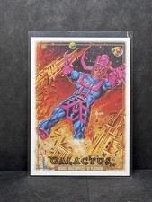 2024 Marvel Masterpieces ‘92 Platinum Galactus # 30 Leather Insert Rare SP