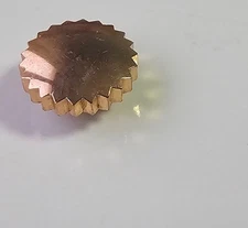 NOS Vintage Crown Ø 5.4 mm TAP 1.1 mm Watch Spare Parts Gold Height 1.45 mm