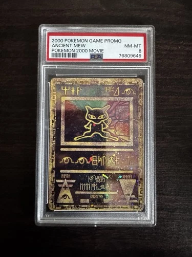 Ancient Mew 2000 Pokemon Movie Promo Card PSA 8