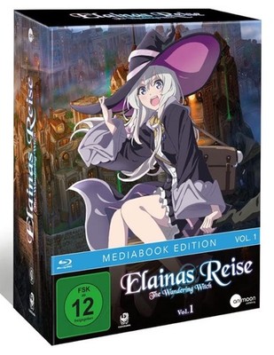 Wandering Witch:The Journey of Elaina-Elainas Reise-Vol.1-Blu-ray mit Sammels ..