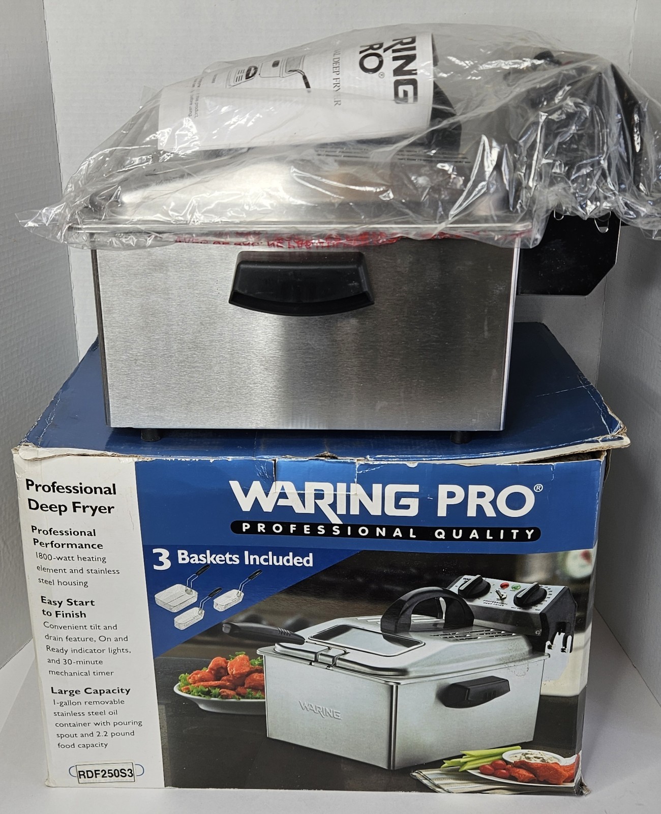 Waring Pro Rdf250s3 1800 Watt 1 Gallon 2.2 Lb Capacity