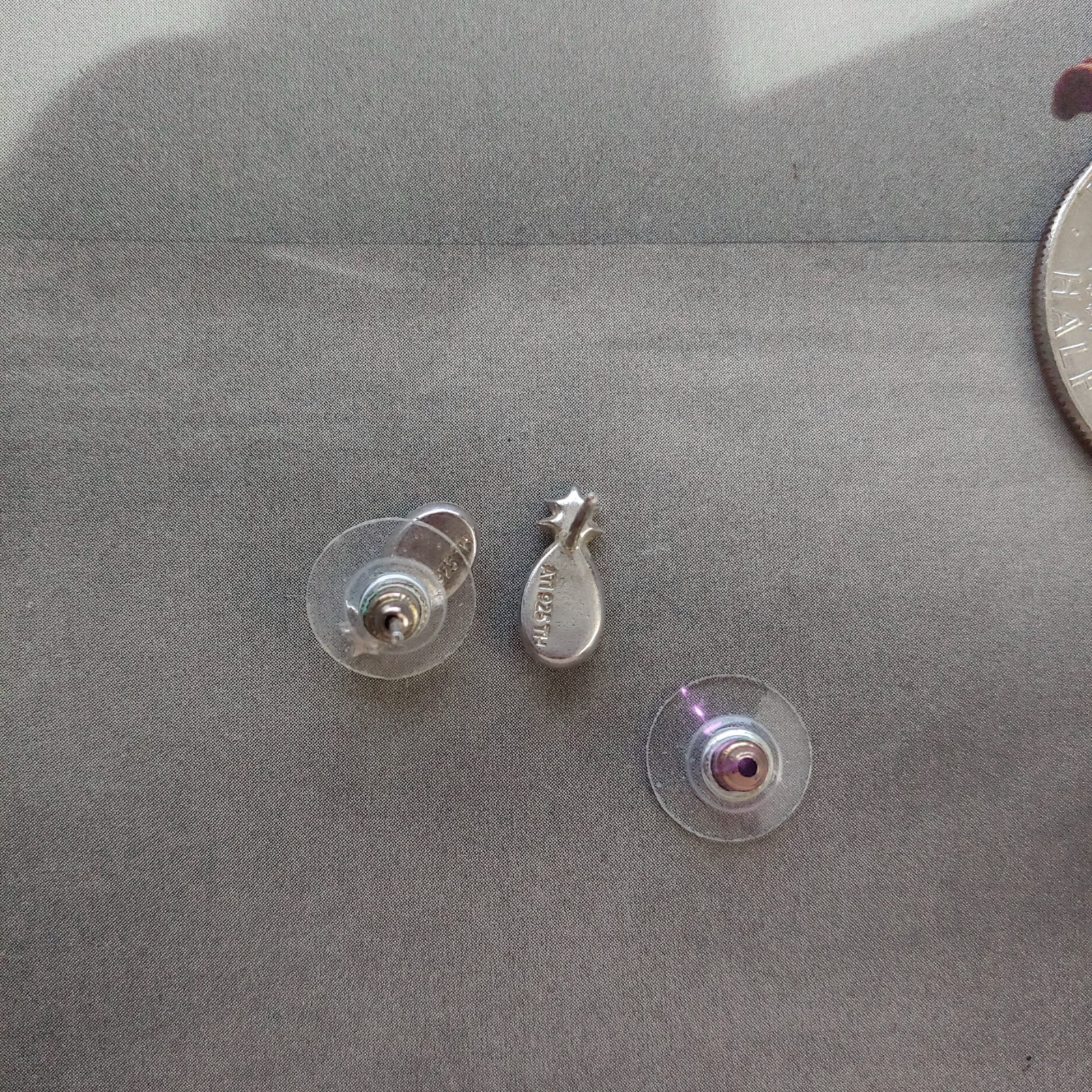 Silver Treasures Tiny Pineapple Multi Color Cryst… - image 3