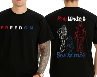 Red White & Blueberries 1993-2025 Unisex Patriotic T-Shirt Gift Tee