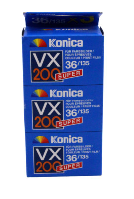 Konica Color VX Super 200 36/135 24x36mm ISO 200/24 Für Farbbilder