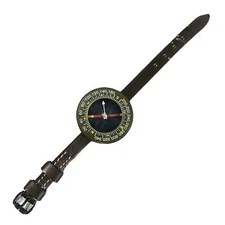 U.S. WWII Paratrooper Wrist Compass by Superior Magneto Corp - Reproduction w299