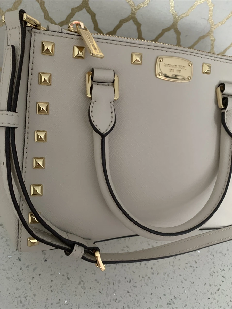 Michael Kors Crossbody Cream Stud Mk Hand Bag eBay