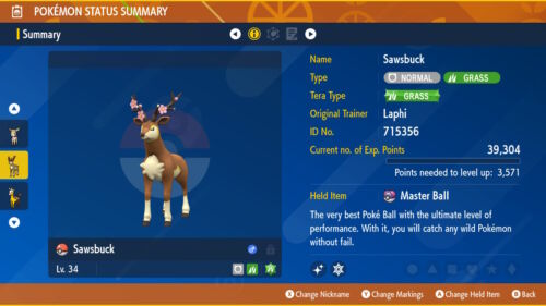 Pokedex #1-200 6IV Shiny Charm Complete Your Pokédex Pokemon Scarlet Violet SV - Picture 192 of 202