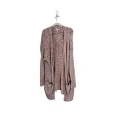 Knox rose long line cardigan open front slouchy oversized fit size XL