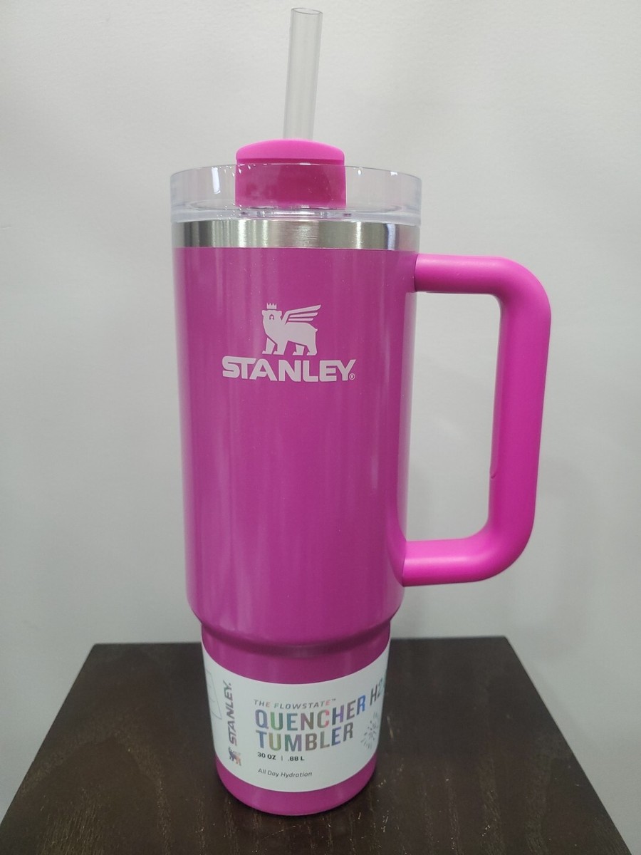 STANLEY FLOWSTATE TUMBLER ピンク 591ml The Quencher H2.O Flowstate Tumbler | Fuchsia – Pigment