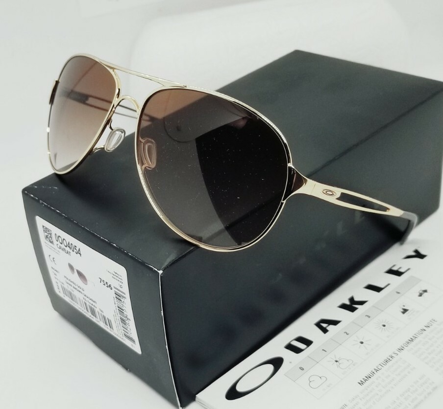 Oakley CAVEAT polished gold/brown gradient OO4054-07 aviator