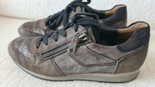 PAUL GREEN ECHTLEDER DAMEN SNEAKER DUNKELBRAUN/SCHWARZ GR.37