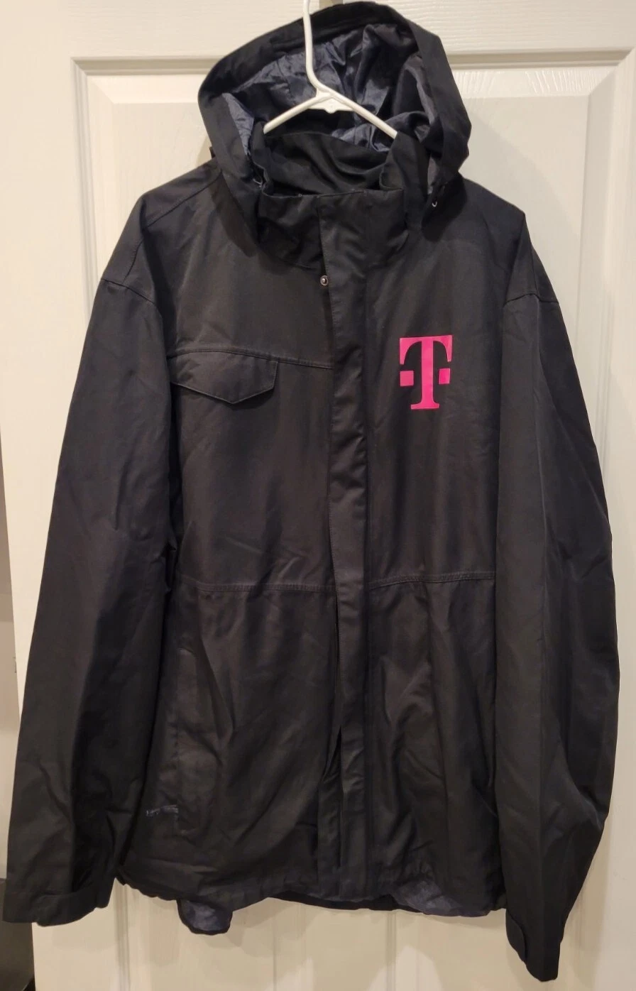 Port Authority T-Mobile unisex Black Pink Jacket 3XL