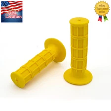Rubber Handle Bar Hand Grips Ends Grab For 7/8" 22mm Universal Handlebar A Pair