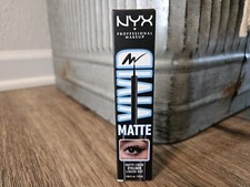 NYX Vivid Matte Liquid Eyeliner in Black Full Size NIB