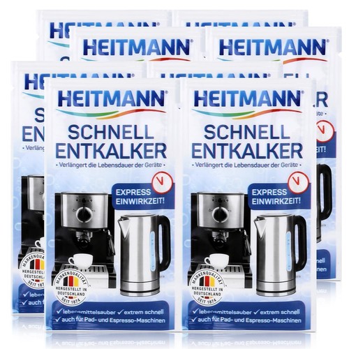 Heitmann Packing Heitmann Schnell-Entkalker 2x15g - Natürlicher Universalentkalker (4er ...