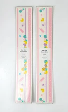 24 Mrs Grossmans Baby Girl Design Lines Stickers 12" Pink Dot Border Strips