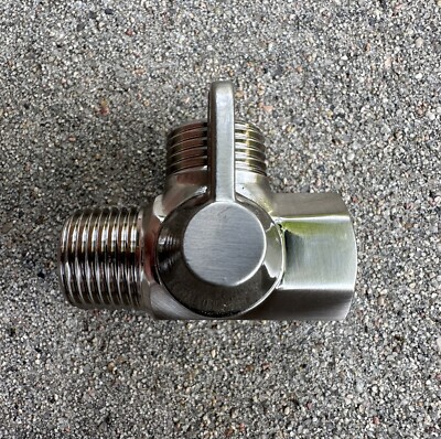 Solid Brass 1/2'' Shower Arm Universal 3-Way Diverter Valve for Hand Held Shower