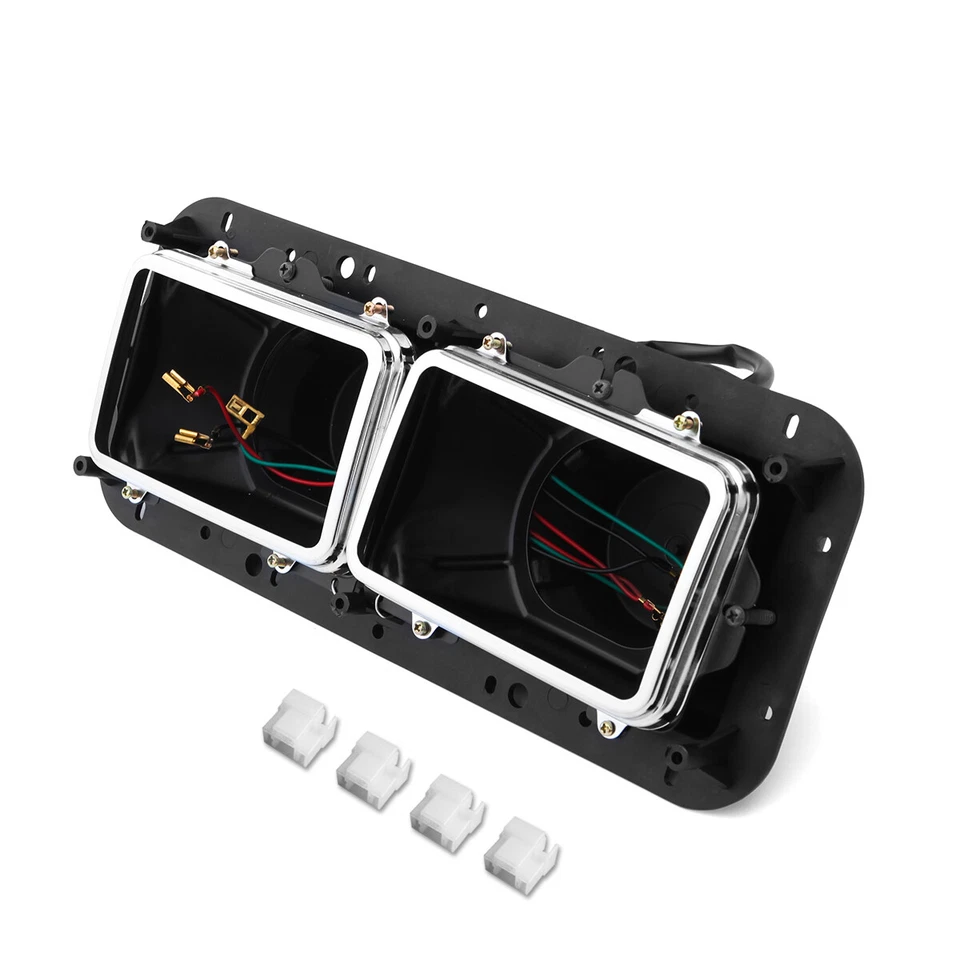 Pair Headlight Housing Bases For Kenworth W900 K100 C500 Western Star 4900 4964 - Image 4 of 4