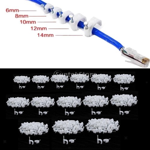 Clips De Serrage Câble Métallique - Lot De 8 - Acier Inoxydable - Pour Câbles De 2 à 4 Mm